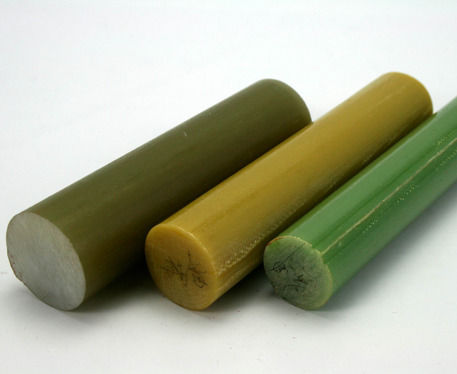 quality  High quality mechanical strength of low water absorption, good processability yellow, green and white fiberglass bars, rods factory